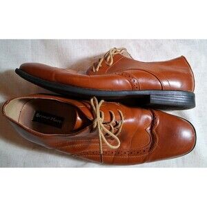Bruno Marc Mens Tan Classic Dress Shoes Formal Business Oxford Wingtip Shoes 12